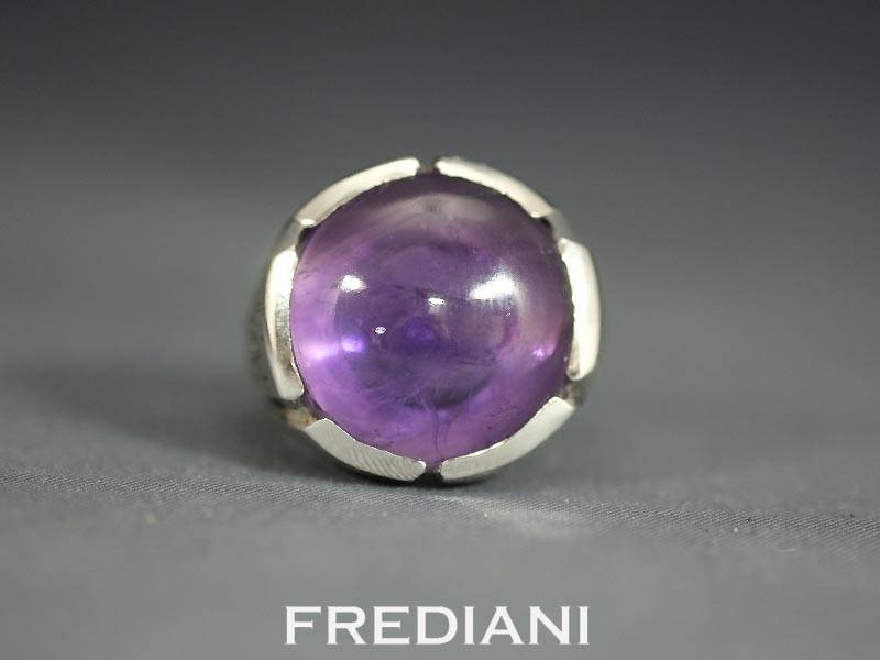 Bague en Argent et Améthyste