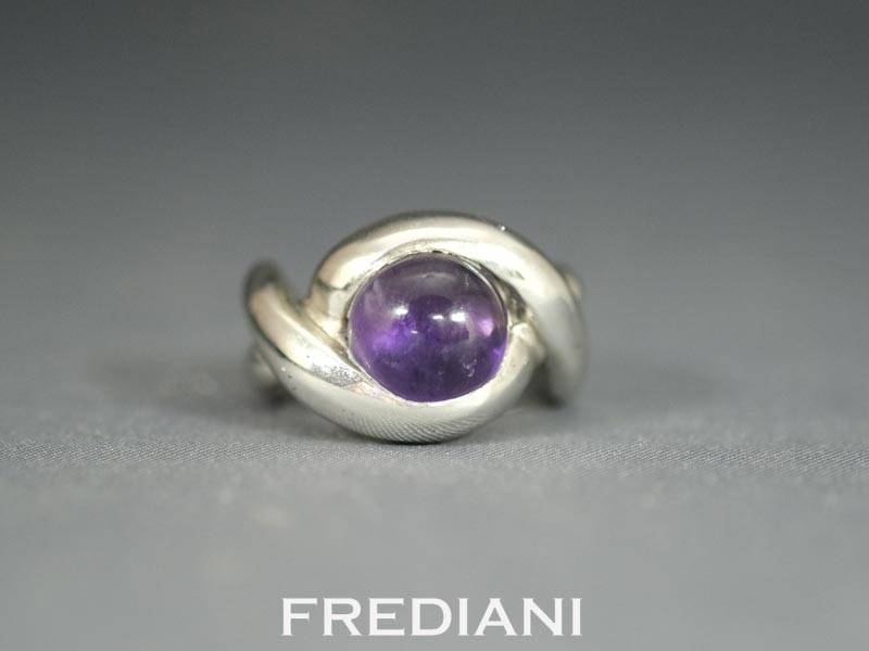 Bague en Argent et Améthyste