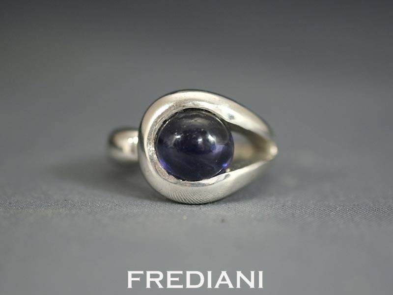 Bague en Argent et Cordiérite