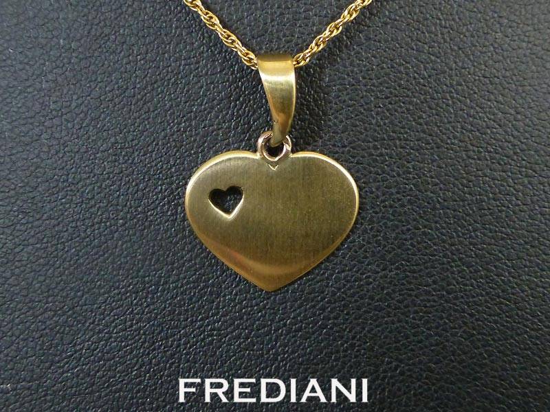Pendentif coeur en or jaune