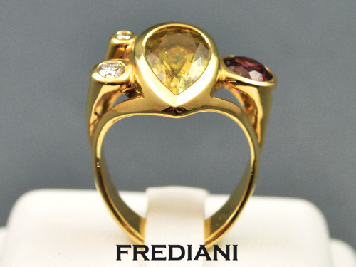 bague en or jaune et diamants a nice