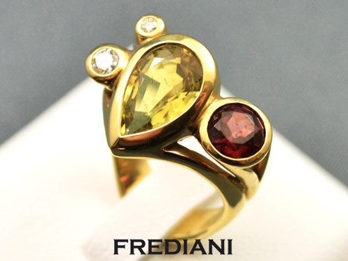 bague en or jaune et diamants a nice