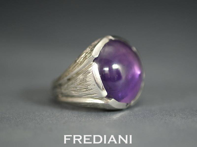 Bague en Argent et Améthyste