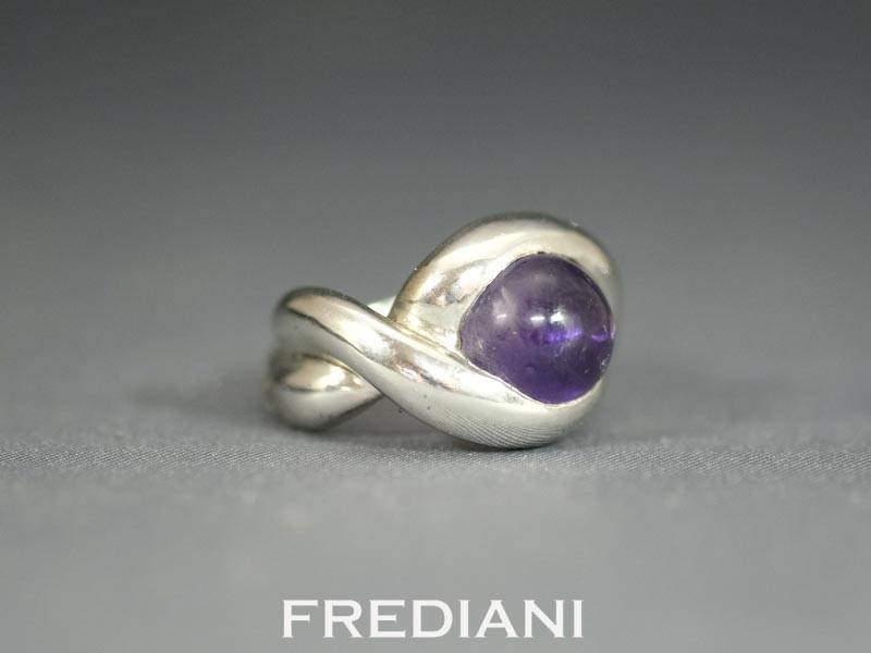 Bague en Argent et Améthyste
