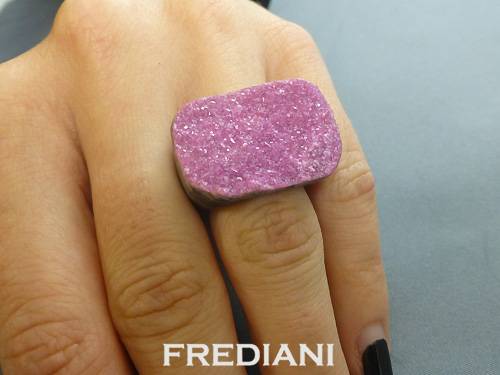 Bague en cobaltocalcite naturelle