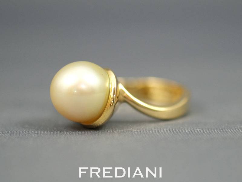 Bague perle gold jaune