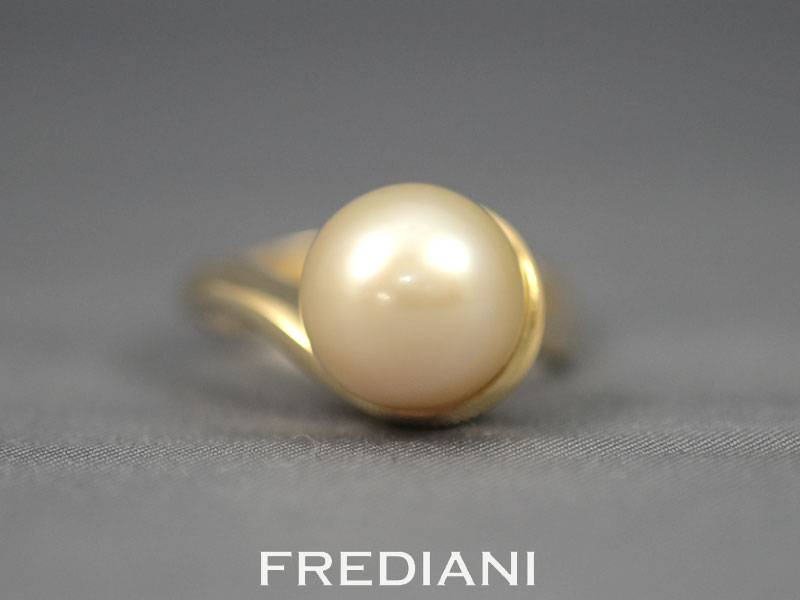 Bague perle gold jaune