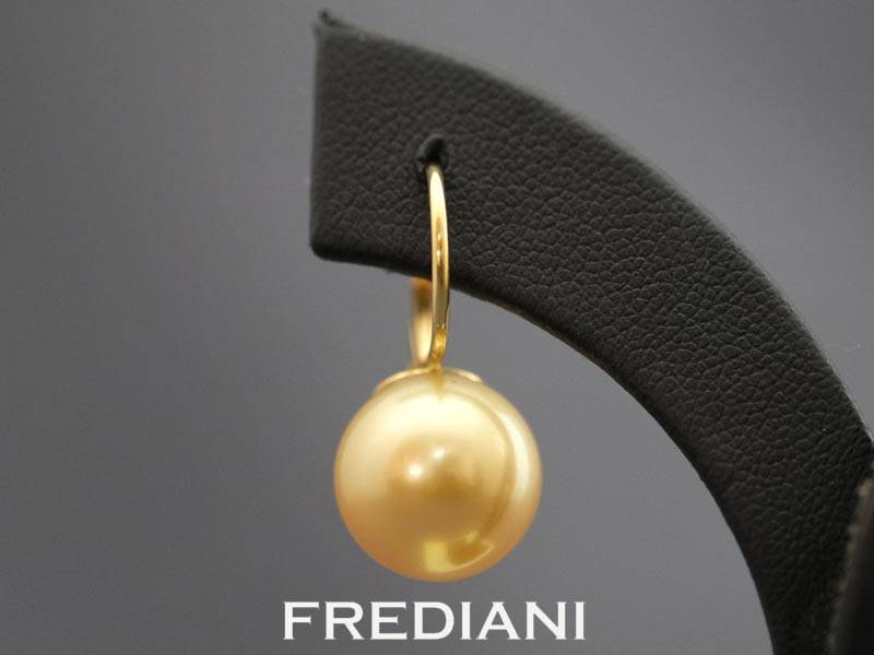 boucles d'oreilles en or jaune et perles gold de Palawan