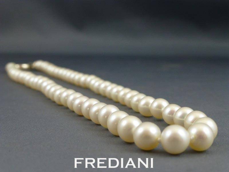 Collier en Perles de Chine avec fermoir en argent
