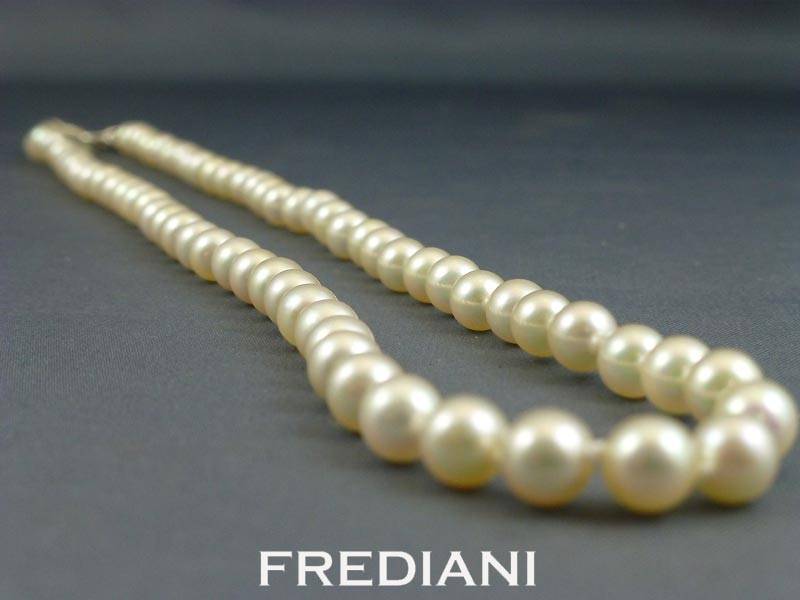Collier en Perles de Chine avec fermoir en argent