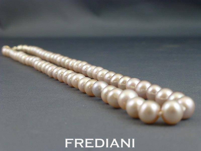 Collier en Perles de Chine avec fermoir en argent