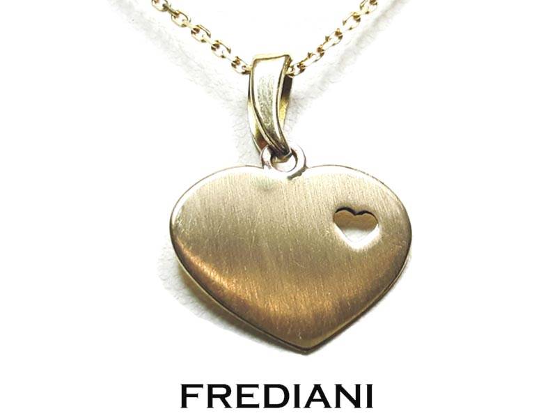 Pendentif coeur en or jaune